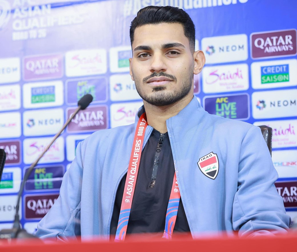 زيد تحسين : مواجهة فلسطين مهمة وطموحنا النقاط الثلاث.