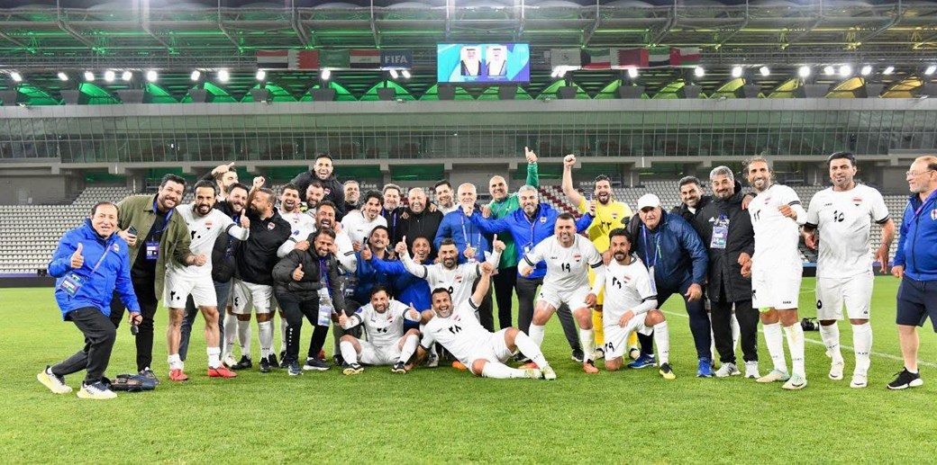 منتخب القدامى يهزم قطر ويصل النهائي