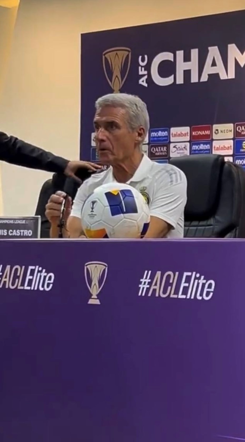 كاسترو : سعيد بتواجدي في بغداد ولهذا السبب الغيت الوحدة التدريبية 