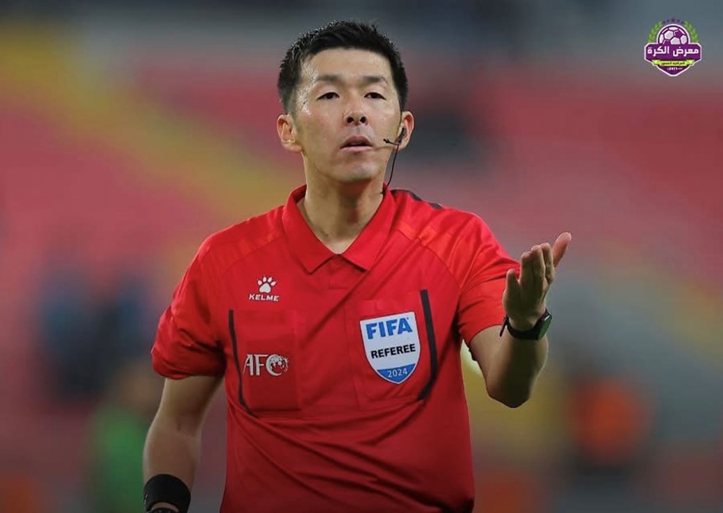 طاقم تحكيم ياباني بقيادة “يوسوكي أراكي” لإدارة مواجهة المنتخب الوطني أمام كوريا الجنوبية