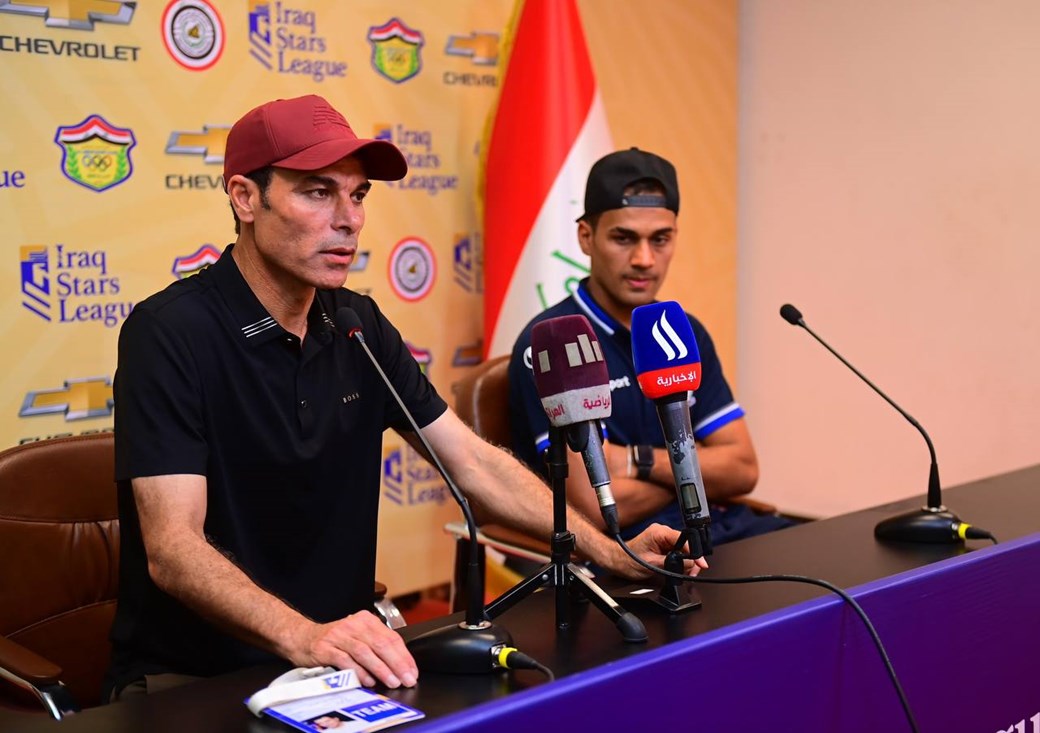 رزاق فرحان: سعداء بالصدارة.. والدوري العراقي يحتاج نفس طويل 