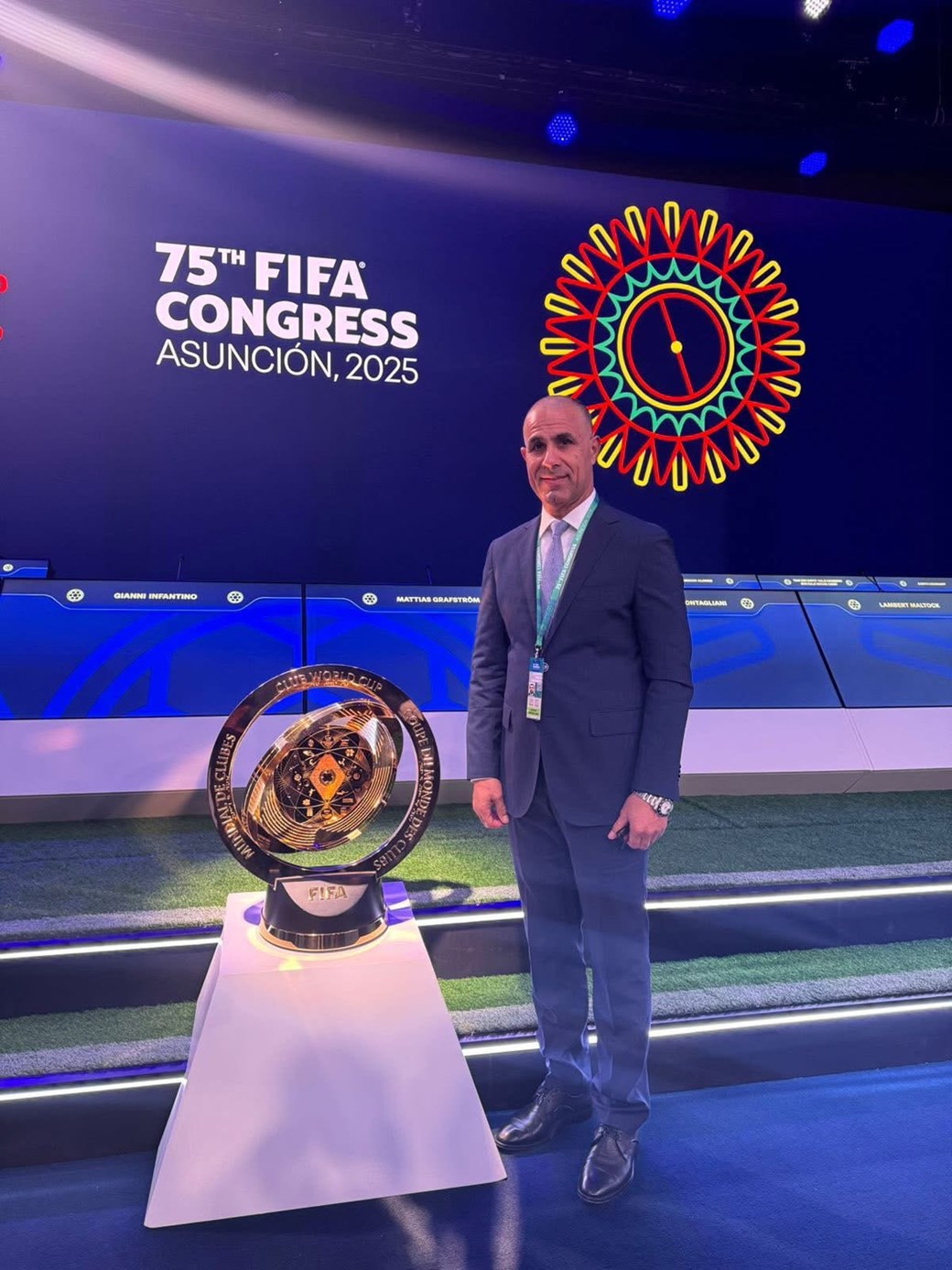 محمد فرحان يمثل العراق في كونغرس FIFA