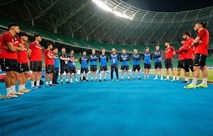 منتخبنا الوطني ينهي تحضيراته لمواجهة الكويت