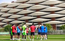 منتخبنا الوطني يخوض وحدته التدريبية الثانية