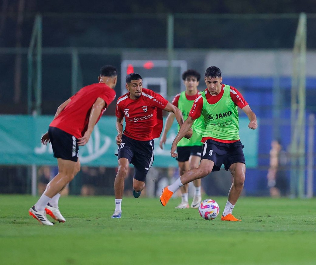 المنتخب الوطني يكثف تدريباته قبل مواجهة إندونيسيا 