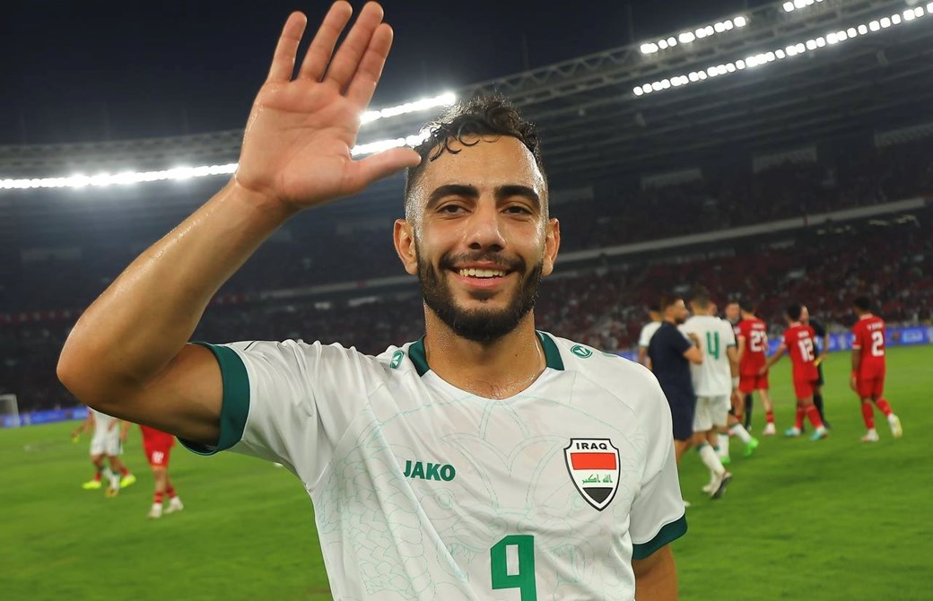 الطائي : متشوق للعب امام جماهير العراق .