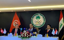 الاولمبية العراقية توقع اتفاقية تعاون مع نظيرتها التونسية 