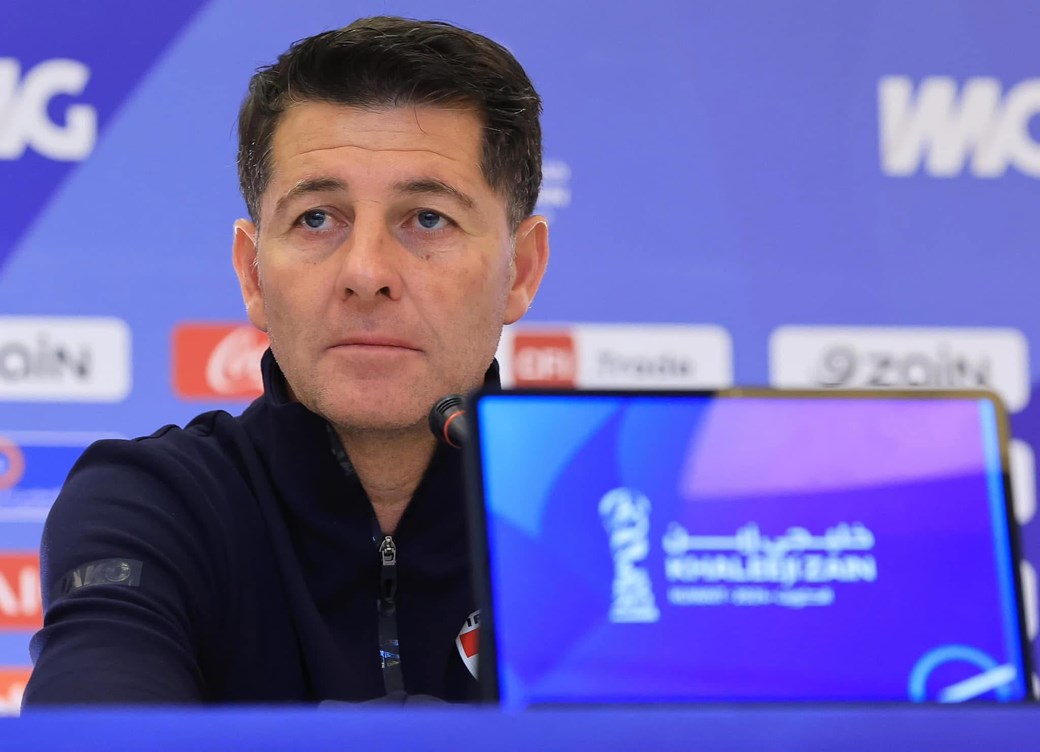 كاساس ؛ فخور بقيادة العراق ، ومواجهة البحرين ليست سهلة