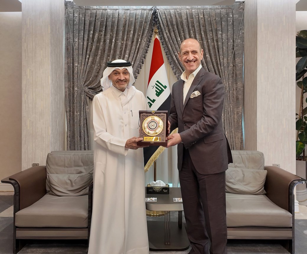 رئيس الاتحاد يستقبل نائب رئيس لجنة الحكام في الاتحاد الدولي