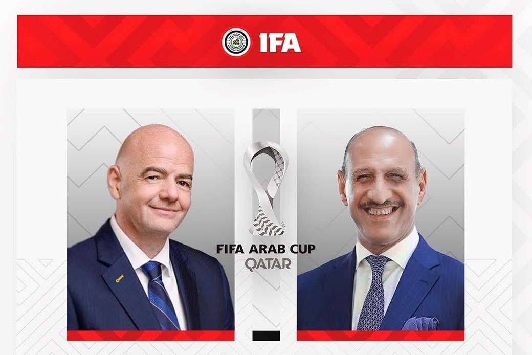 رئيس الاتحاد يتلقى دعوة رسمية من جياني انفاتينو للمشاركة بكاس العرب