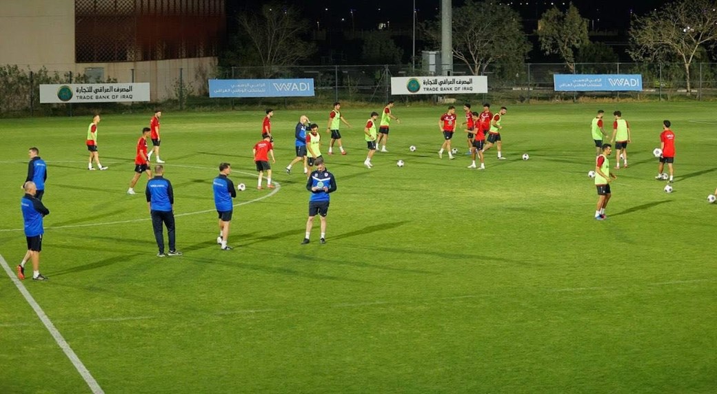 منتخبنا الوطني يكثف تحضيراته لمواجهة الكويت