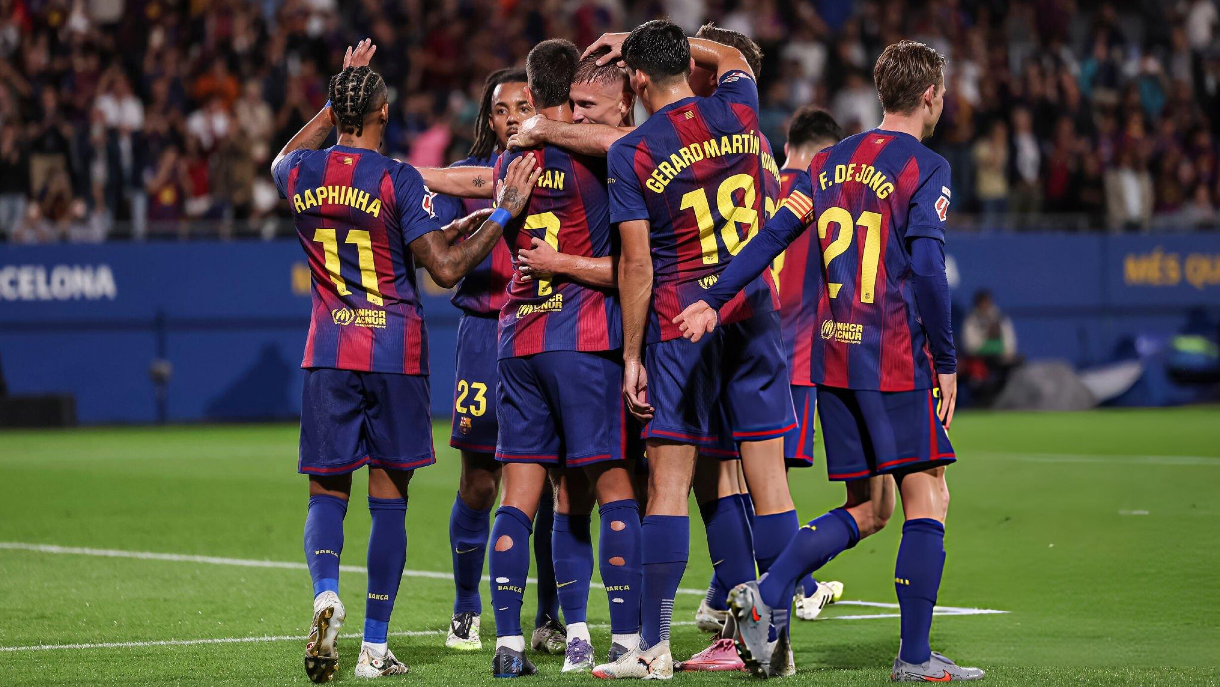 برشلونة يتألق ويكتسح خيتافي بثلاثية في الدوري الإسباني