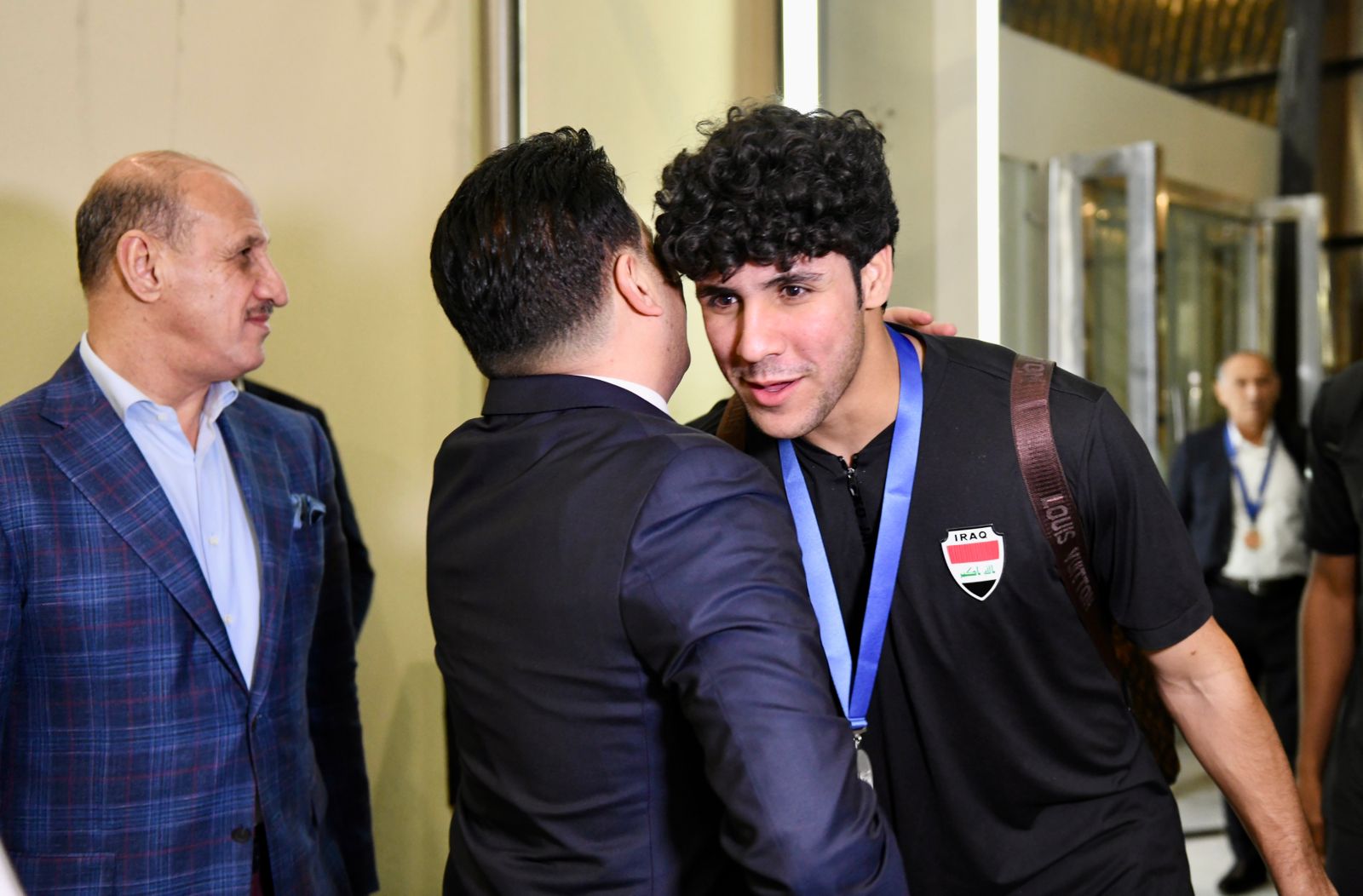 استقبال مهيب لأبطال المنتخب الأولمبي المتأهل إلى باريس