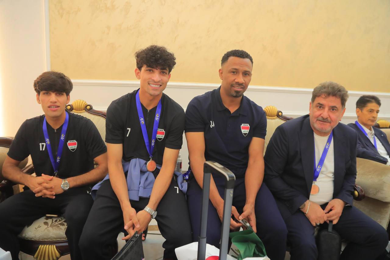 وفد المنتخب الأولمبي يصل إلى بغداد 