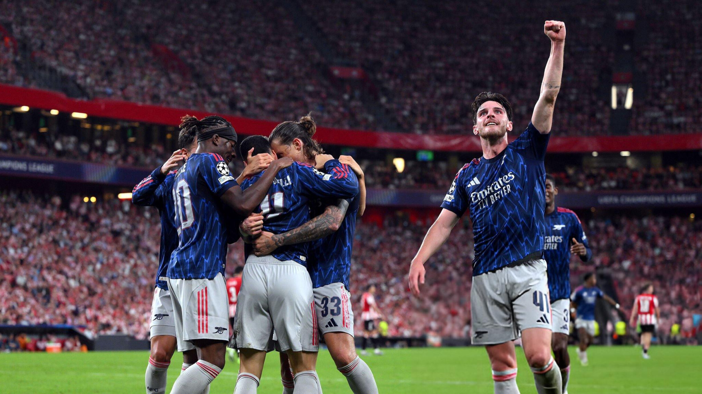 آرسنال يبدأ مشواره الأوروبي بفوز مهم على أتلتيك بلباو