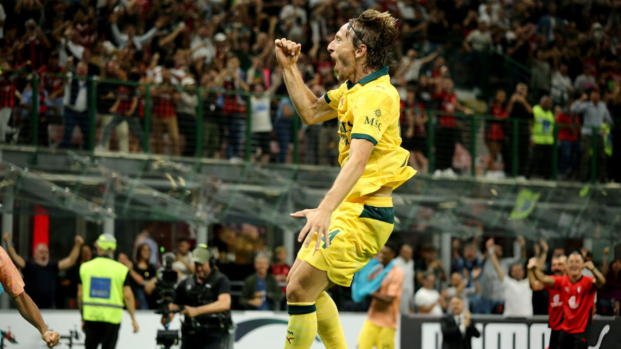 مودريتش يقود ميلان للفوز على بولونيا في الدوري الإيطالي