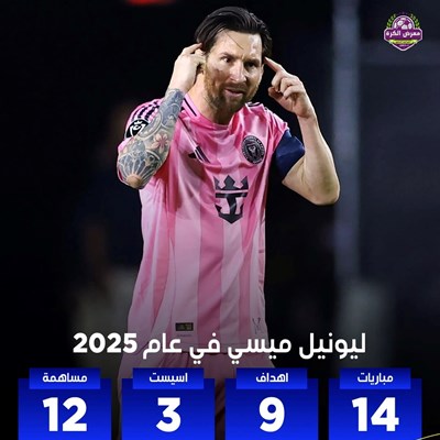 ليونيل ميسي في عام 2025