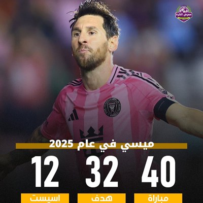 ليونيل ميسي في عام 2025.